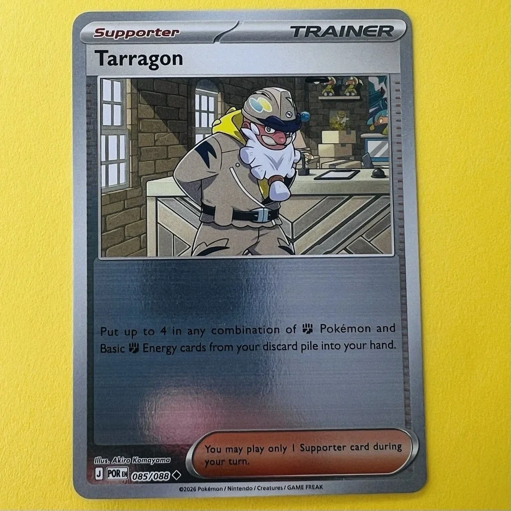 Pokémon‎ Tarragon 085/088 Reverse Holo Trainer Supporter Perfect Order